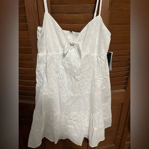 White summer dress